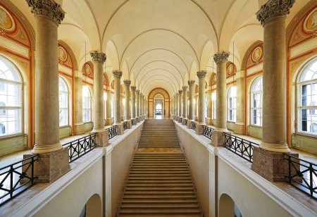 Bayerische Staatsbibliothek München, Treppenhaus Bayerische Staatsbibliothek München - Partner des Quaternio Verlags Luzern