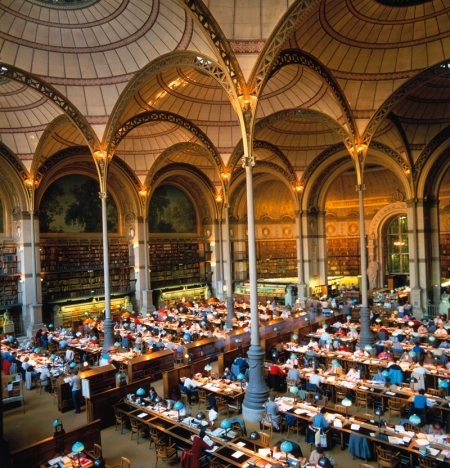 Bibliothèque nationale de France, Paris, site Richelieu (salle Labrouste) Bibliothèque nationale de France, Paris - Partner des Quaternio Verlags Luzern