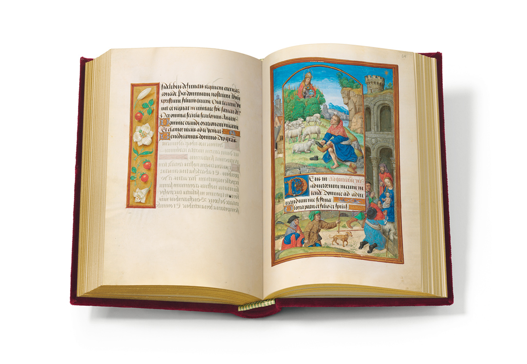 Flämisches Stundenbuch der Maria von Medici, fol. 63v-64r