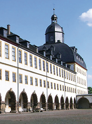 Schloss Friedenstein in Gotha, Ostflügel (Standort der Forschungsbibliothek)