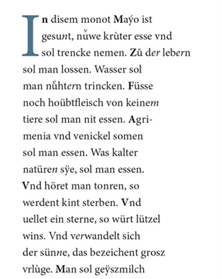 Transkription Monatsblatt Mai